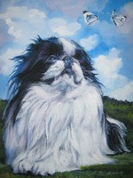 Drawn Japanese Chin 