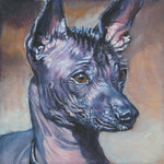 Drawn Mexican Hairless Dog